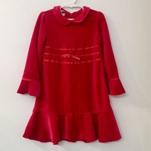 Talbots Kids Holiday Dress Bow Ribbon Accents